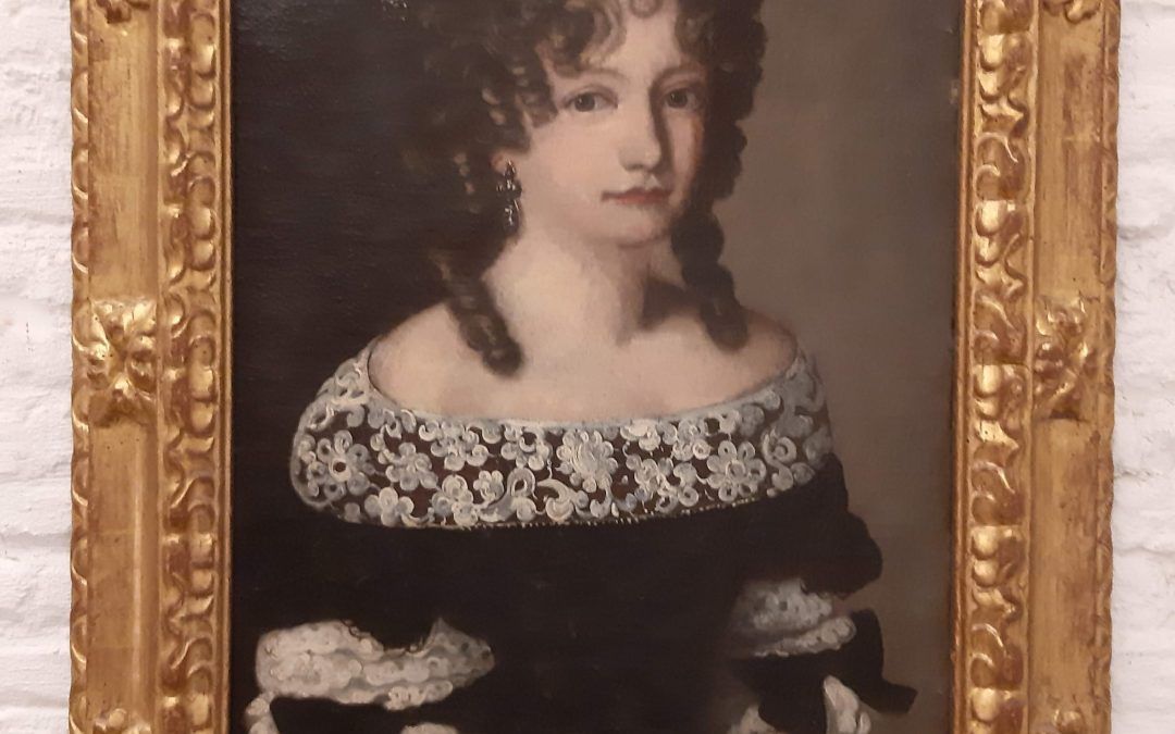 VENDIDO Óleo sobre lienzo Marquesa de Montespan